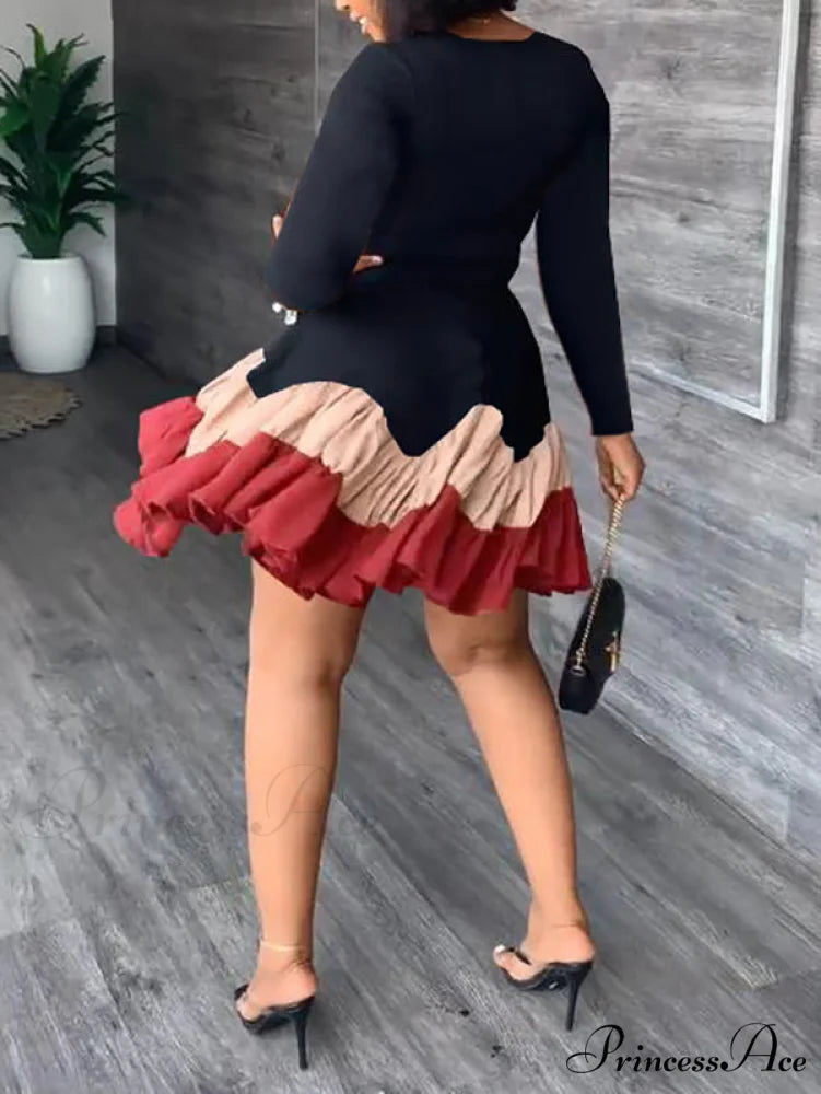 Color Block Reversible Trendy Knitted Boot Cuffs