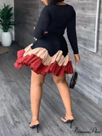 Color Block Reversible Trendy Knitted Boot Cuffs