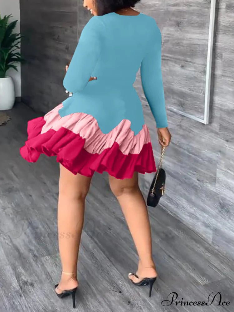 Color Block Reversible Trendy Knitted Boot Cuffs