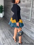 Color Block Reversible Trendy Knitted Boot Cuffs