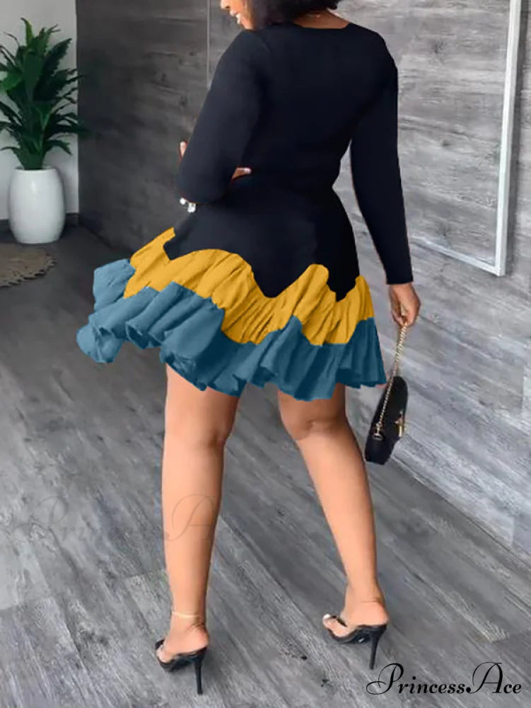 Color Block Reversible Trendy Knitted Boot Cuffs