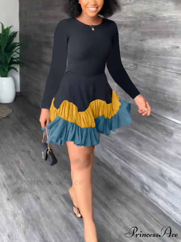 Color Block Reversible Trendy Knitted Boot Cuffs