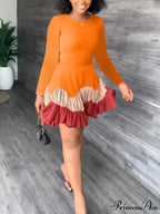 Color Block Reversible Trendy Knitted Boot Cuffs