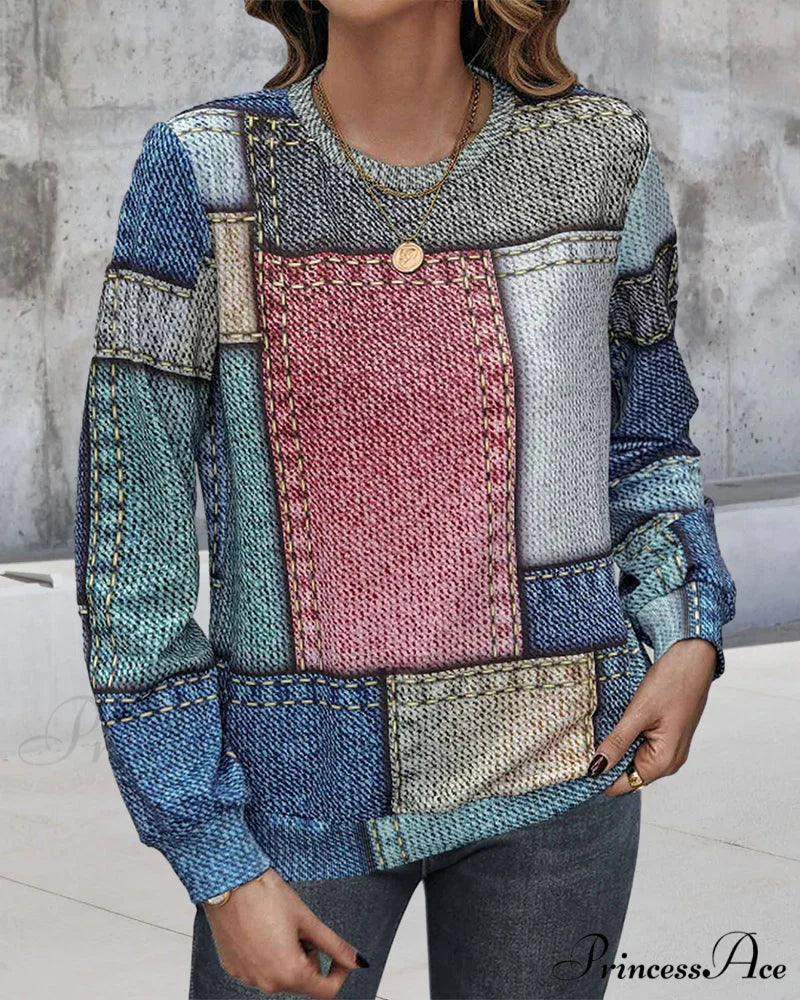 Color Block Sweatshirt