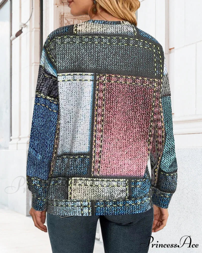 Color Block Sweatshirt