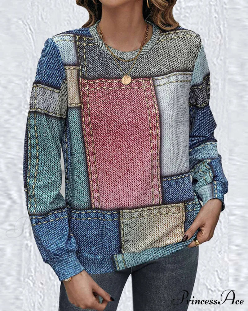 Color Block Sweatshirt