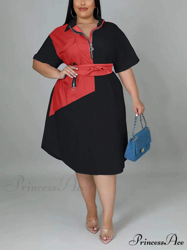 Color Block Zip Trendy Up Puffer Jacket