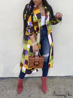 Color Block Zip Trendy Up Shirt Dress