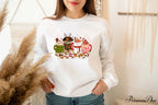 Colored Coffee Party Aesthetic Pure Cotton Jumper Graphic Christmas Hoodie