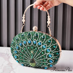 Colorful Design Gemstone Night Rhinestone Shoulder Clutch Bag