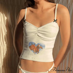 Colorful Patchwork Bow Crop Top