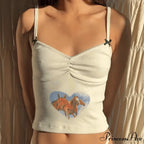 Colorful Patchwork Bow Crop Top