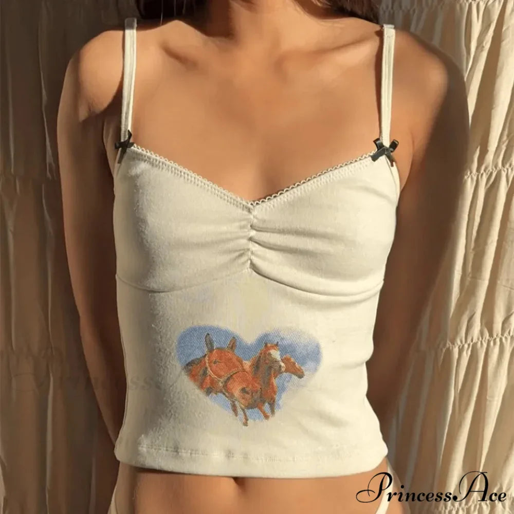 Colorful Patchwork Bow Crop Top