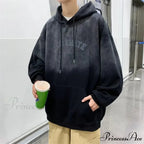 Colorful Word Print Urban Hoodie