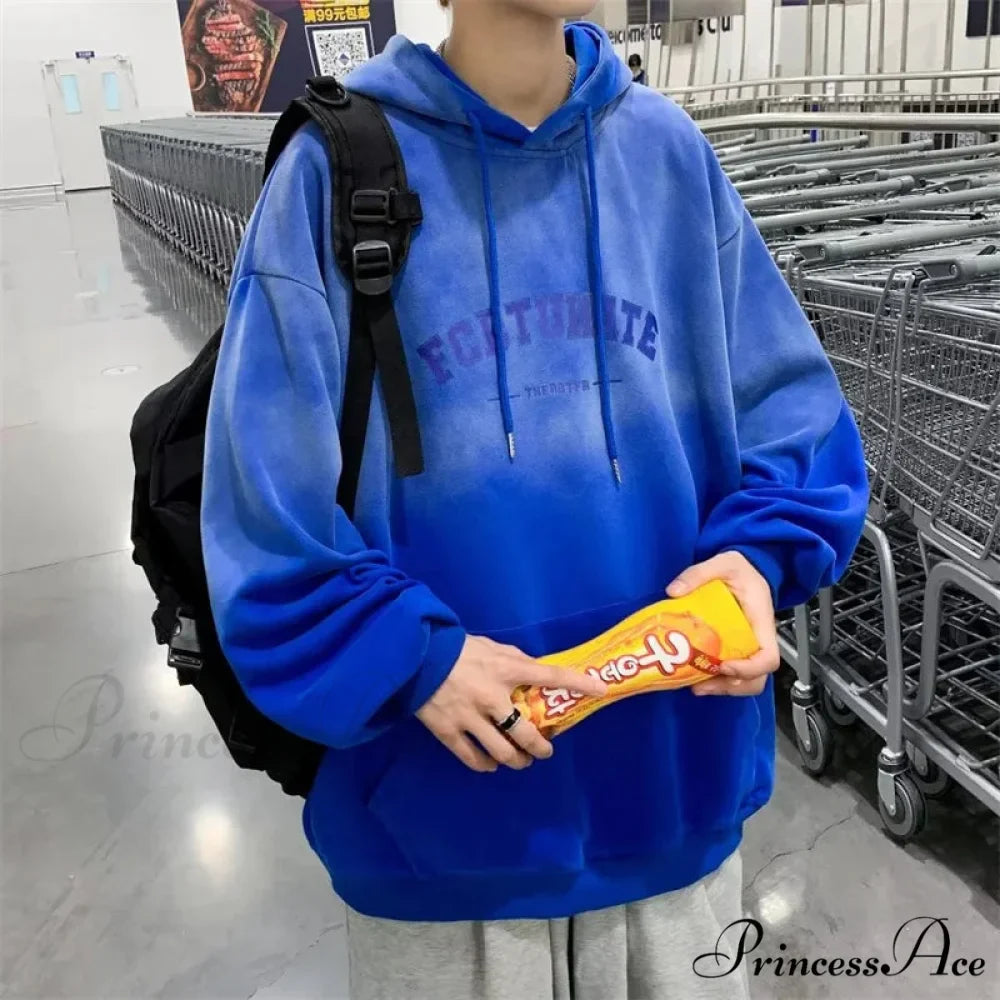 Colorful Word Print Urban Hoodie