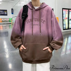 Colorful Word Print Urban Hoodie