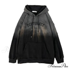 Colorful Word Print Urban Hoodie