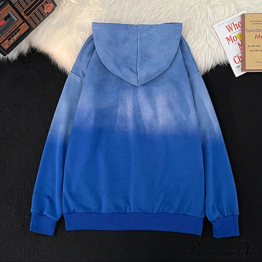 Colorful Word Print Urban Hoodie