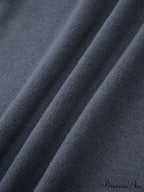 Contrast Trim Button Trendy Up Ribbed Shirt