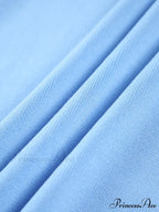 Contrast Trim Graceful Bodycon Short Dress