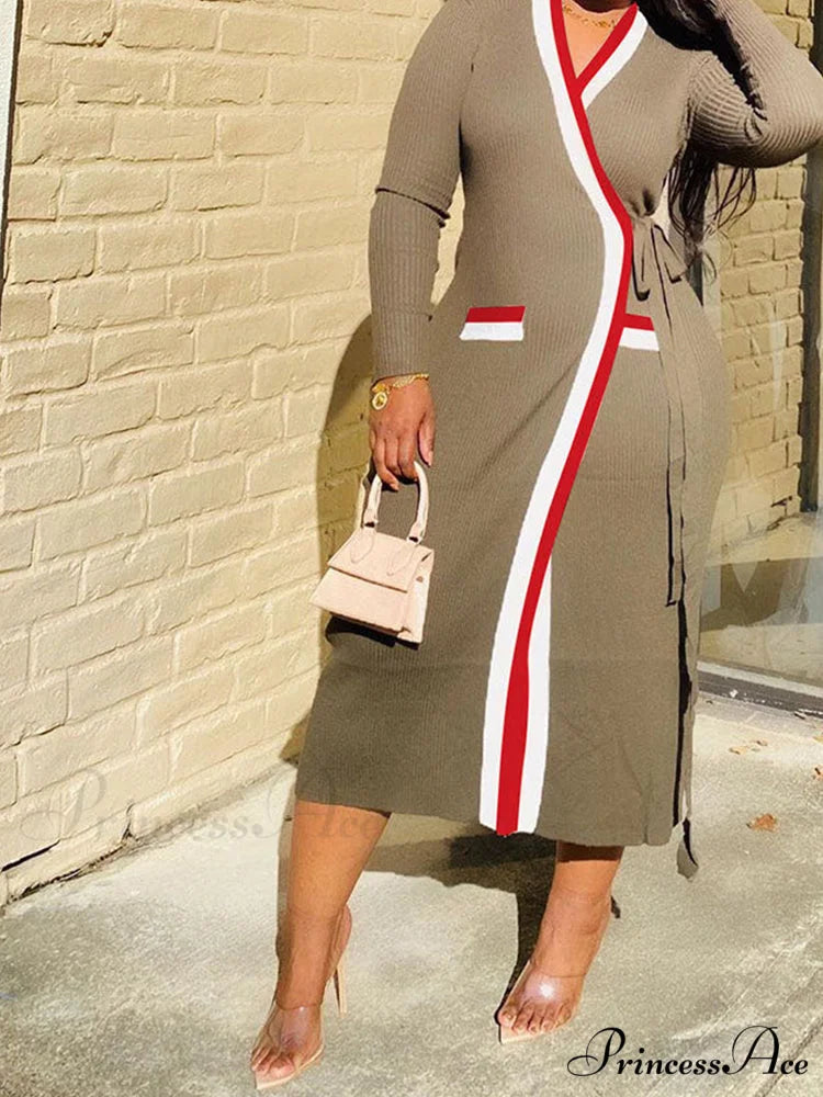 Contrast Waist Graceful Vintage Tailored Pants