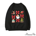 Coquette Christmas Santa Sweatshirt - Holiday Hoodie