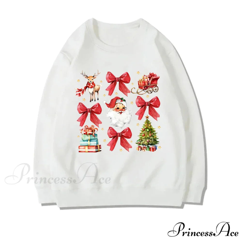 Coquette Christmas Santa Sweatshirt - Holiday Hoodie
