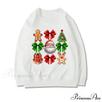 Coquette Christmas Santa Sweatshirt - Holiday Hoodie