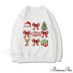 Coquette Christmas Santa Sweatshirt - Holiday Hoodie