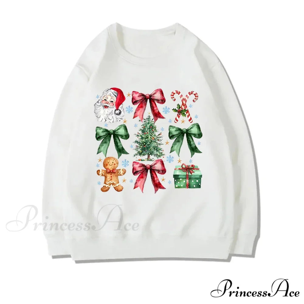 Coquette Christmas Santa Sweatshirt - Holiday Hoodie