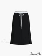 Cotton-blend Charming Jersey Skirt