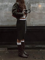 Cotton-blend Charming Jersey Skirt