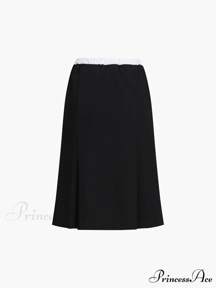 Cotton-blend Charming Jersey Skirt
