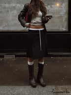 Cotton-blend Charming Jersey Skirt