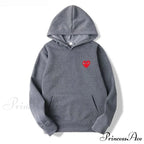 Cotton Heart-Eye Printed Fall/Winter Casual Hoodies