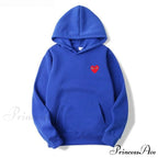 Cotton Heart-Eye Printed Fall/Winter Casual Hoodies