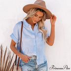 Cotton Linen Summer Blouse