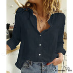 Cotton Linen Vintage Flower Print Blouse