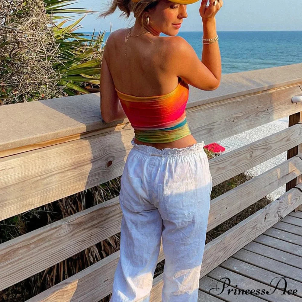 Cover Chest Bandeau Crop Top