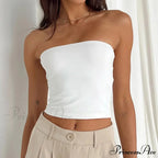 Cover Chest Bandeau Crop Top