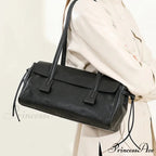 Cow Authentic Leather Deluxe Satchel Shoulder Bag