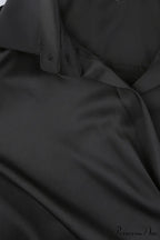 Cowl Neck Ruched Dress