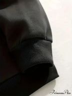 Cozy Casual Pullover Santa Pattern Fall Winter Christmas Hoodie