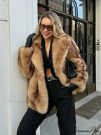 Cozy Retro Long Sleeve Collared Coat