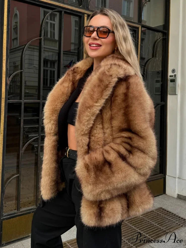 Cozy Retro Long Sleeve Collared Coat