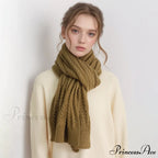 Cozy Warm Stylish Elegant Trendy Modern Soft Comfortable Knitted Scarf