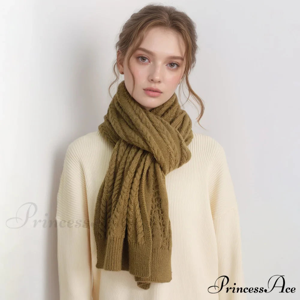 Cozy Warm Stylish Elegant Trendy Modern Soft Comfortable Knitted Scarf