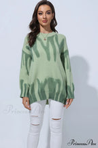Crew Neck Jumper with Pattern