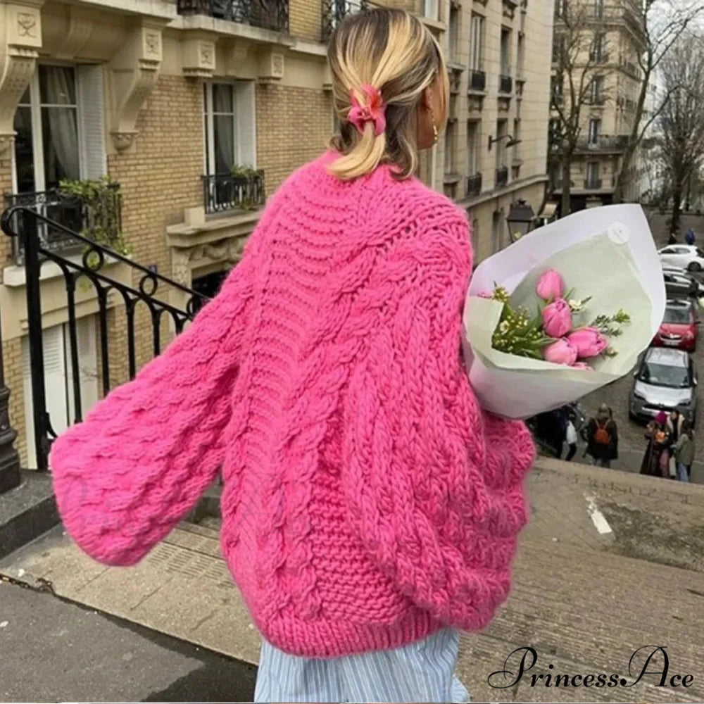 Crewneck  Flared Sleeve  Fuzzy SweaterModified Output: Round neck  Flared Sleeve  Soft Sweater