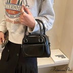 Crimson Firm Faux Leather Underarm Shoulder Bag